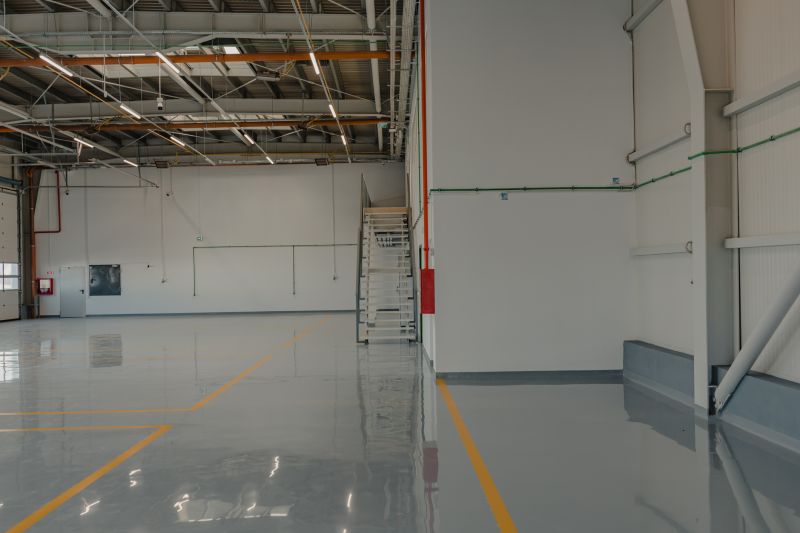 Epoxy Floor Coatings in a Warehouse